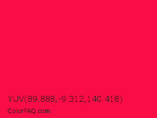 YUV 89.888,-9.312,140.418 Color Image
