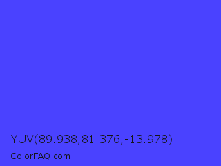 YUV 89.938,81.376,-13.978 Color Image