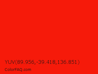 YUV 89.956,-39.418,136.851 Color Image