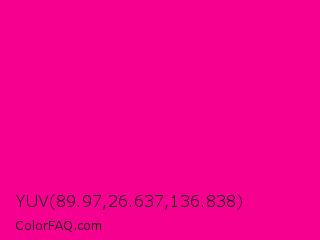 YUV 89.97,26.637,136.838 Color Image