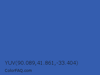 YUV 90.089,41.861,-33.404 Color Image