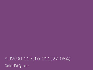 YUV 90.117,16.211,27.084 Color Image