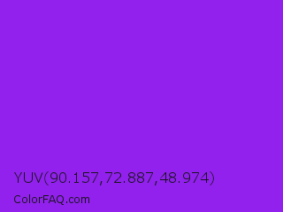 YUV 90.157,72.887,48.974 Color Image