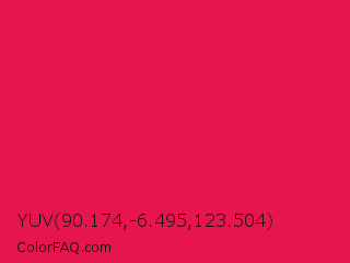 YUV 90.174,-6.495,123.504 Color Image