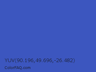 YUV 90.196,49.696,-26.482 Color Image