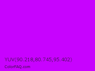 YUV 90.218,80.745,95.402 Color Image