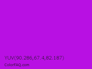 YUV 90.286,67.4,82.187 Color Image