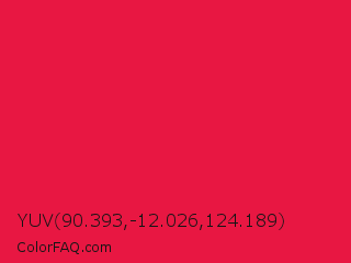 YUV 90.393,-12.026,124.189 Color Image