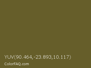 YUV 90.464,-23.893,10.117 Color Image