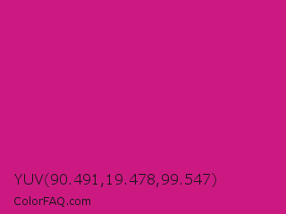 YUV 90.491,19.478,99.547 Color Image