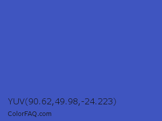 YUV 90.62,49.98,-24.223 Color Image