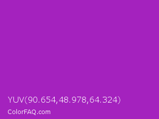 YUV 90.654,48.978,64.324 Color Image