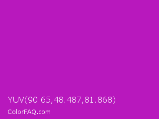 YUV 90.65,48.487,81.868 Color Image