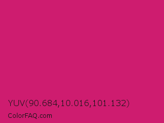 YUV 90.684,10.016,101.132 Color Image