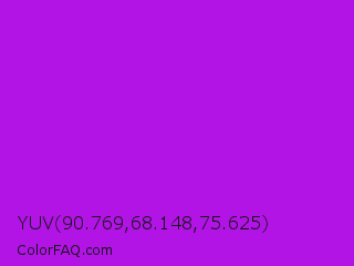 YUV 90.769,68.148,75.625 Color Image