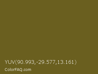 YUV 90.993,-29.577,13.161 Color Image