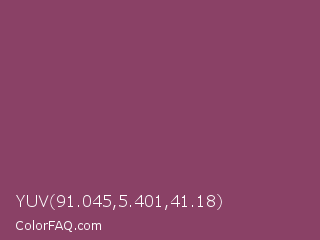 YUV 91.045,5.401,41.18 Color Image
