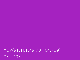 YUV 91.181,49.704,64.739 Color Image