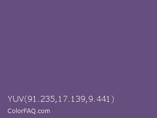 YUV 91.235,17.139,9.441 Color Image