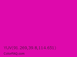 YUV 91.269,39.8,114.651 Color Image