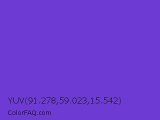 YUV 91.278,59.023,15.542 Color Image