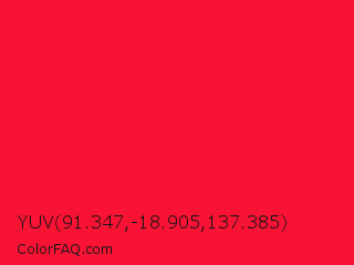 YUV 91.347,-18.905,137.385 Color Image