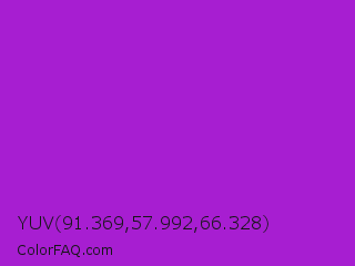 YUV 91.369,57.992,66.328 Color Image