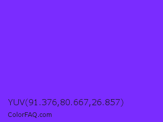YUV 91.376,80.667,26.857 Color Image