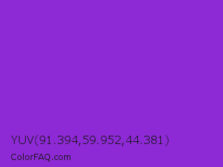 YUV 91.394,59.952,44.381 Color Image