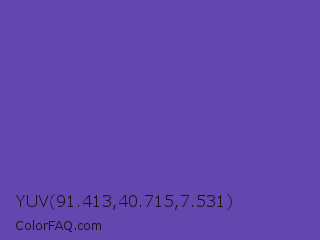 YUV 91.413,40.715,7.531 Color Image