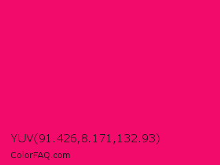YUV 91.426,8.171,132.93 Color Image