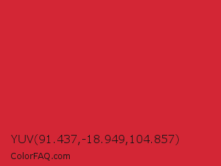 YUV 91.437,-18.949,104.857 Color Image