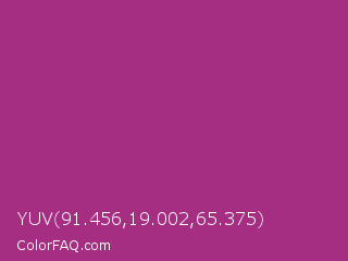 YUV 91.456,19.002,65.375 Color Image