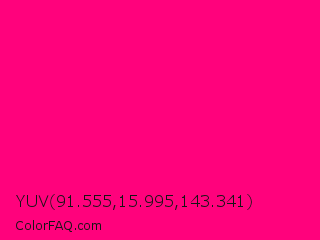 YUV 91.555,15.995,143.341 Color Image