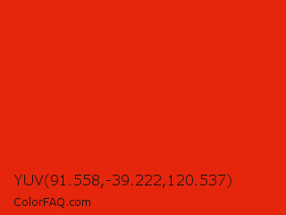YUV 91.558,-39.222,120.537 Color Image