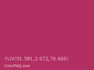 YUV 91.581,2.672,76.666 Color Image
