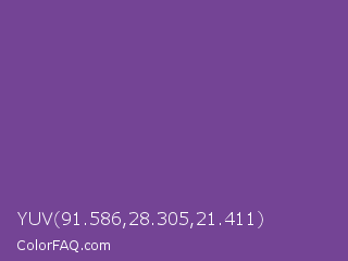 YUV 91.586,28.305,21.411 Color Image