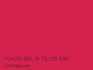 YUV 91.651,-6.73,105.546 Color Image