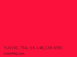 YUV 91.754,-16.148,139.659 Color Image