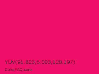 YUV 91.823,6.003,128.197 Color Image
