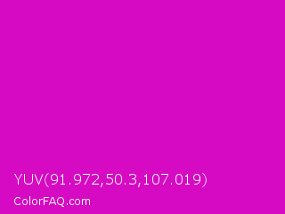 YUV 91.972,50.3,107.019 Color Image