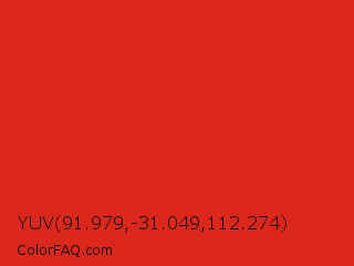 YUV 91.979,-31.049,112.274 Color Image
