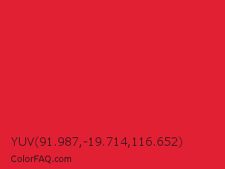 YUV 91.987,-19.714,116.652 Color Image