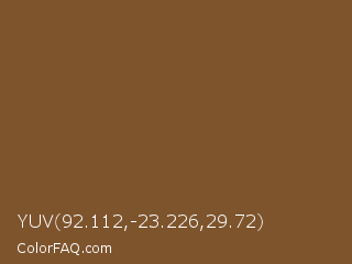 YUV 92.112,-23.226,29.72 Color Image
