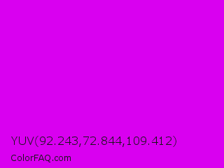 YUV 92.243,72.844,109.412 Color Image