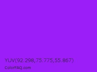YUV 92.298,75.775,55.867 Color Image