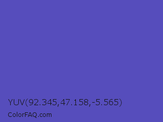 YUV 92.345,47.158,-5.565 Color Image