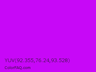 YUV 92.355,76.24,93.528 Color Image