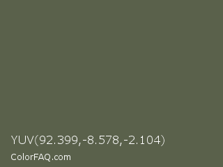 YUV 92.399,-8.578,-2.104 Color Image