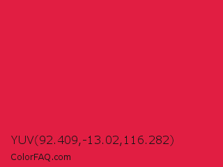YUV 92.409,-13.02,116.282 Color Image